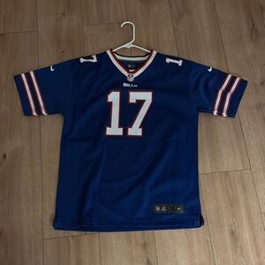 Blue Football Jersey with Number 17